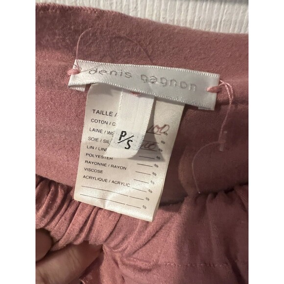 Denis Gagnon Skirt Womens S Silk Brown Layered Metallic Ruched Tie Waist Lined - Picture 3 of 9